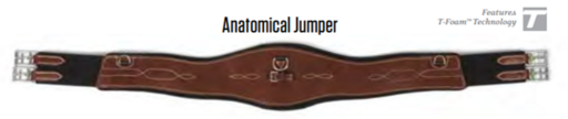Anatomical Jumper Girth with T-Foam Liner 48 inches