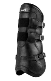Luxe™ Front Boot Black leather