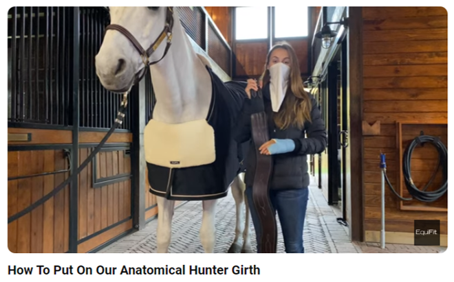 How To Put On EquiFit Anatomical Hunter Girth